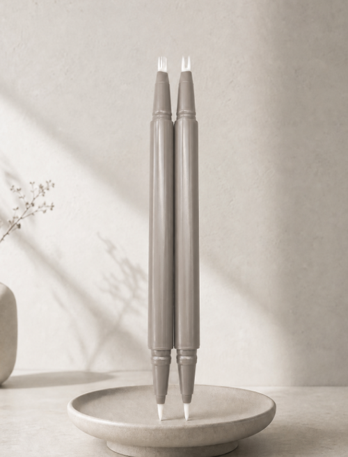 Blog công ty mới nhất về Dual‑Ended Tank Cosmetic Pen E‑870 | Felt Tip with 2‑Prong & 4‑Prong Fork Tip Options