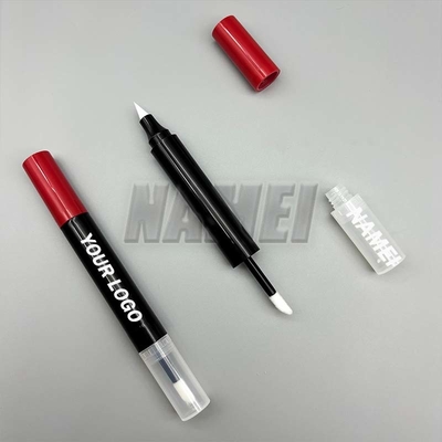 Giá tốt. 2 trong 1 ống bóng mắt lỏng ống Eyeliner nhựa rỗng với Wand Logo tùy chỉnh Bao bì mỹ phẩm trực tuyến