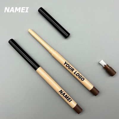 Tùy chỉnh Lip Liner bút chì eyebrow eyeliner ống với bàn chải lưỡi lề bút chì thùng với chipper