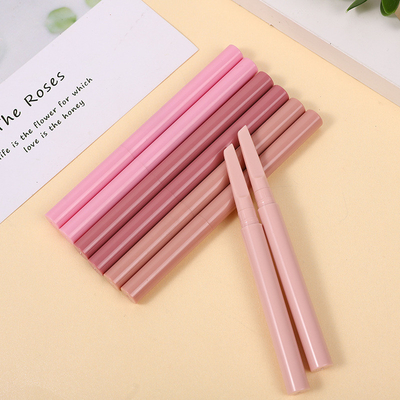 Giá tốt. Thiết kế mới cực kỳ mỏng bút chì lông mày nhựa bao bì tùy chỉnh nhãn riêng trống lông mày bút chì ống bao bì trực tuyến