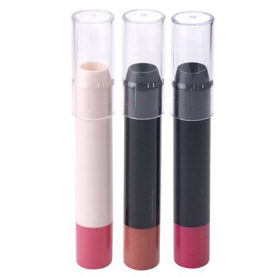 Giá tốt. Logo in màu trắng màu đen hình tròn rỗng bình môi màu đỏ thùng nền móng concealer thanh ống trực tuyến