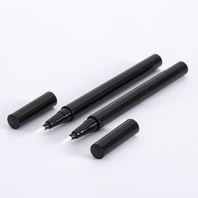 Giá tốt. Cosmetic packaging material for thin Eyeliner pen thin liquid Eye line pencil with steel beads empty black container trực tuyến
